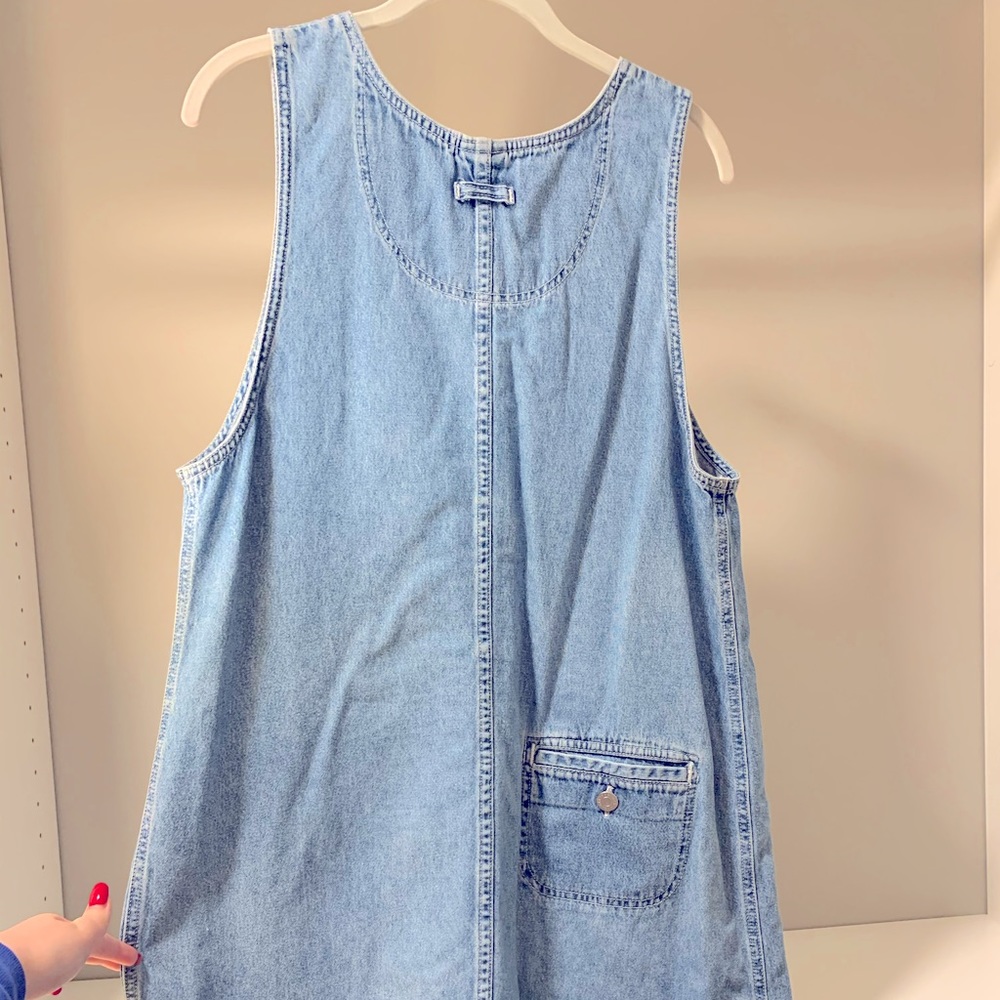 DENIM BUTTON UP DRESS - Picture 4 of 6